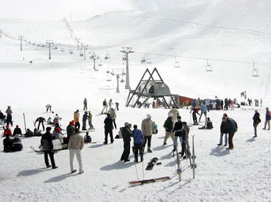 Ski Resort Mt Tochal Tehran, Iran